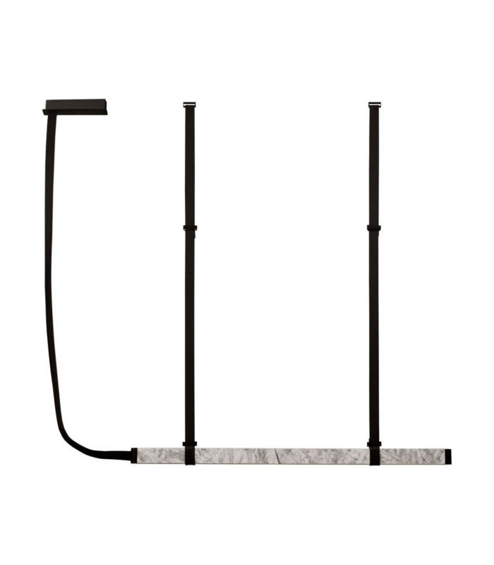 Valley Bar Pendant Ceiling Light Natural Marble Black Triac Dimmable LED 25W 1500lm 3000K-1