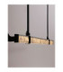 Valley Bar Pendant Ceiling Light Natural Marble Black Triac Dimmable LED 25W 1500lm 3000K-6