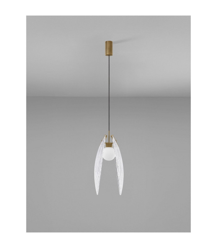Shelina Pendant Ceiling Light Antique Brass LED 6W 390lm 3000K-6