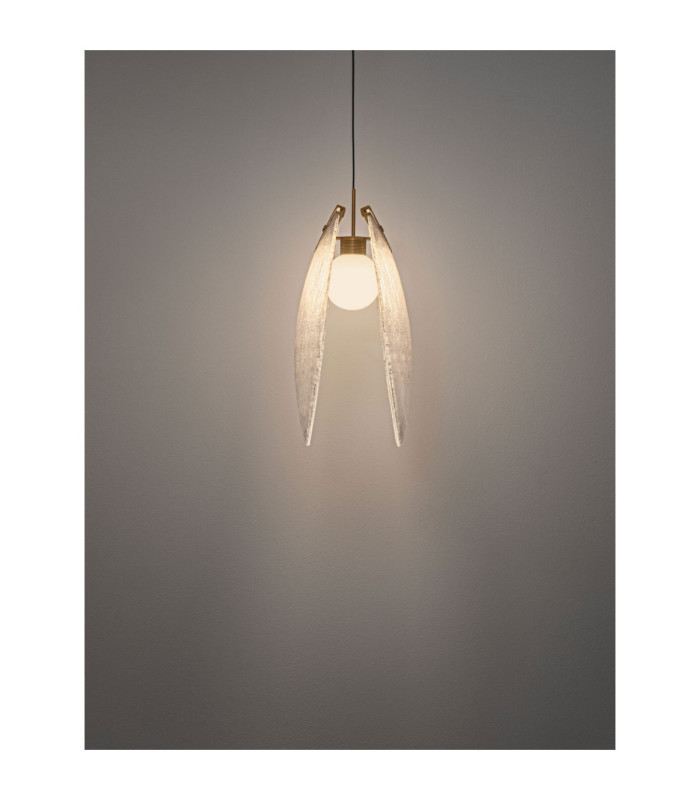 Shelina Pendant Ceiling Light Antique Brass LED 6W 390lm 3000K-9