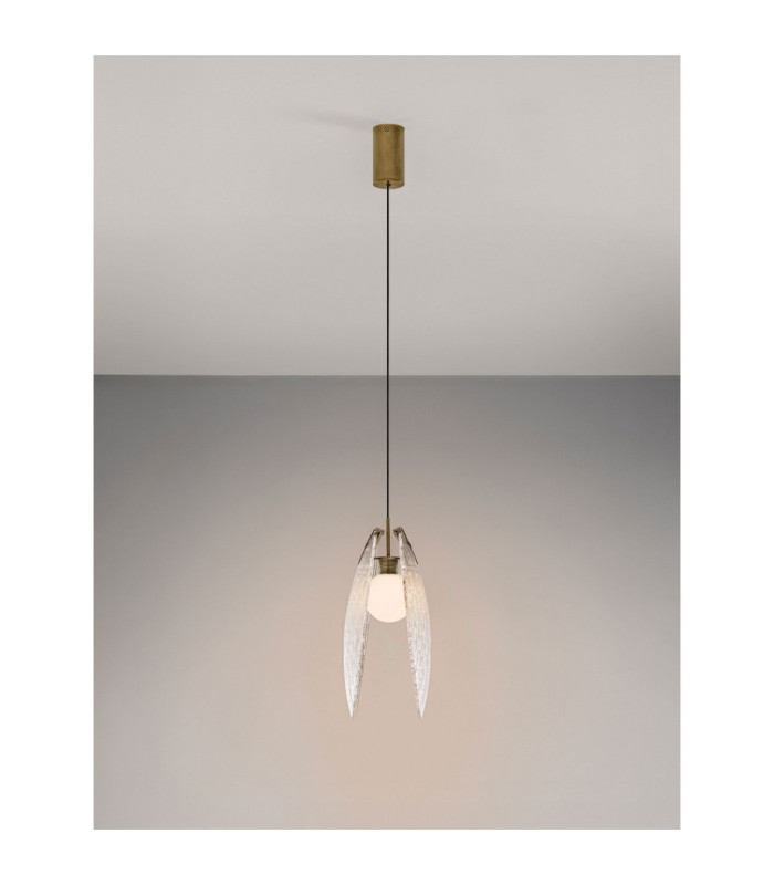 Shelina Pendant Ceiling Light Antique Brass LED 4W 260lm 3000K-7