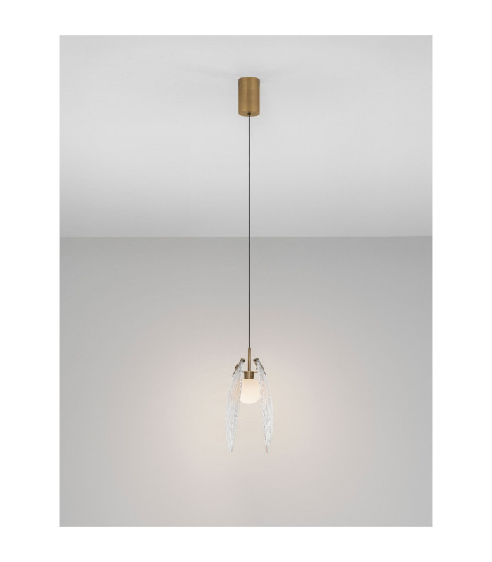 Shelina Pendant Ceiling Light Antique Brass LED 2W 130lm 3000K-7