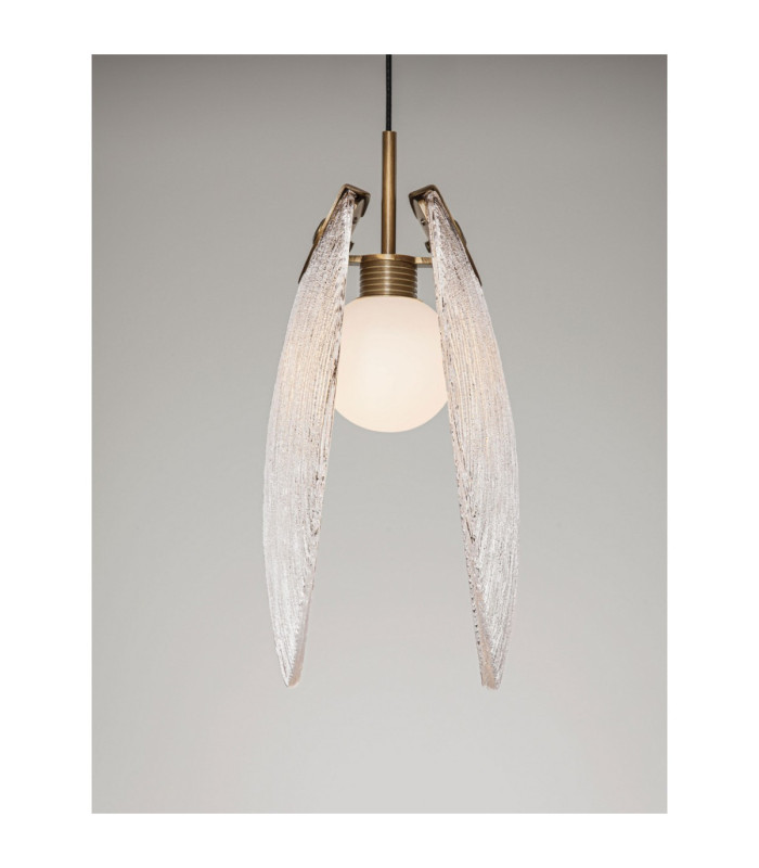 Shelina Pendant Ceiling Light Antique Brass LED 2W 130lm 3000K-8