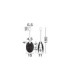 Shelina Pendant Ceiling Light Antique Brass LED 2W 130lm 3000K-10