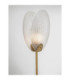 Shelina Glass Floor Lamp Antique Brass Black LED 6W 390lm 3000K-6