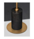 Shelina Glass Floor Lamp Antique Brass Black LED 6W 390lm 3000K-7