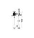 Shelina Glass Floor Lamp Antique Brass Black LED 6W 390lm 3000K-8