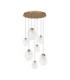 Shelina Cluster Pendant Ceiling Light Antique Brass Triac Dimmable LED 22W 1430lm 3000K-1