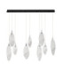 Seriq Bar Cluster Pendant Ceiling Light Matt Black Chrome Triac Dimmable LED 23W 668lm 3000K-1