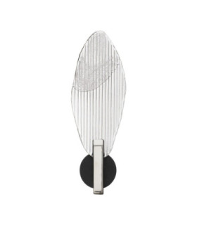 Seriq Wall Lamp Matt Black Chrome Triac Dimmable LED 3W 75lm 3000K-1