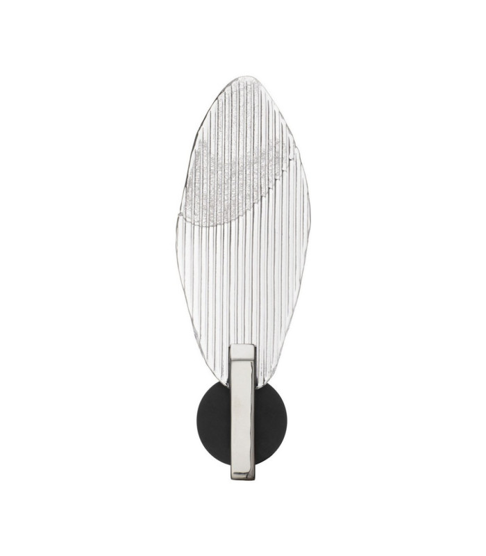 Seriq Wall Lamp Matt Black Chrome Triac Dimmable LED 3W 75lm 3000K-1