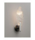 Seriq Wall Lamp Matt Black Chrome Triac Dimmable LED 3W 75lm 3000K-5