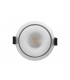 LED Recessed Round Downlight, White/White, 40 deg. Beam Angle, 840lm, 5000K, IP20, DRIVER NOT INC. - 7