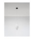 Seriq Pendant Ceiling Light Matt Black Chrome Triac Dimmable LED 3W 85lm 3000K-3