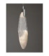 Seriq Pendant Ceiling Light Matt Black Chrome Triac Dimmable LED 3W 85lm 3000K-5