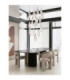 Seriq Cluster Pendant Ceiling Light Matt Black Chrome Triac Dimmable LED 44W 1398lm 3000K-2