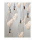Seriq Cluster Pendant Ceiling Light Matt Black Chrome Triac Dimmable LED 44W 1398lm 3000K-5