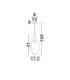 Bellina Pendant Ceiling Light Gold LED 3W 44lm 3000K-7