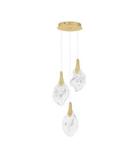 Bellina Cluster Pendant Ceiling Light Gold Triac Dimmable LED 10W 324lm 3000K-1