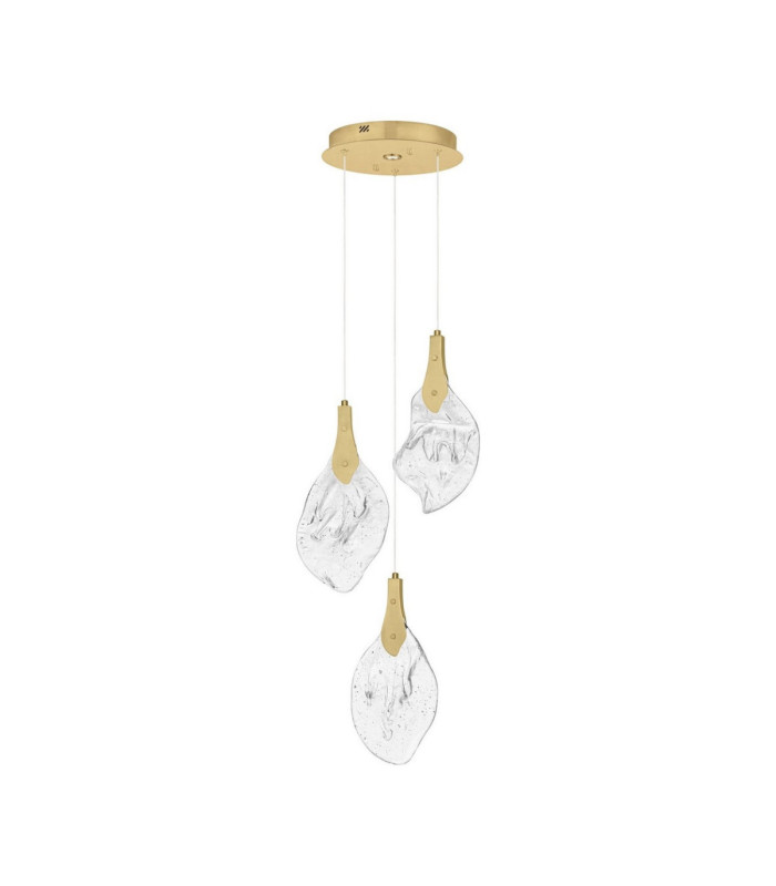Bellina Cluster Pendant Ceiling Light Gold Triac Dimmable LED 10W 324lm 3000K-1
