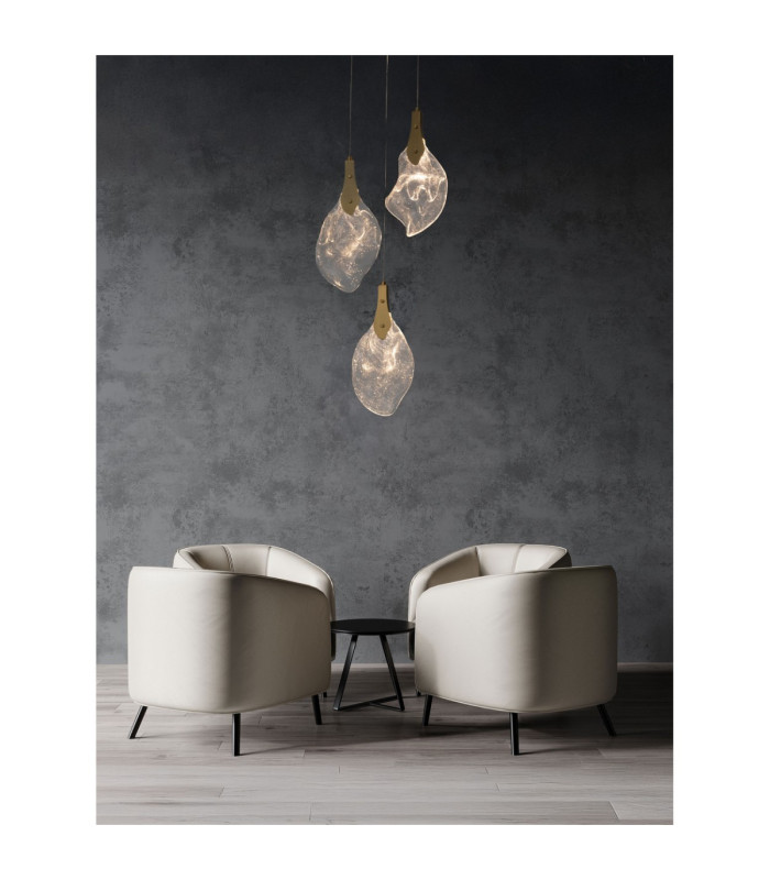 Bellina Cluster Pendant Ceiling Light Gold Triac Dimmable LED 10W 324lm 3000K-2
