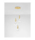 Bellina Cluster Pendant Ceiling Light Gold Triac Dimmable LED 10W 324lm 3000K-3