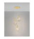 Bellina Cluster Pendant Ceiling Light Gold Triac Dimmable LED 10W 324lm 3000K-4