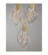 Bellina Cluster Pendant Ceiling Light Gold Triac Dimmable LED 24W 812lm 3000K-7