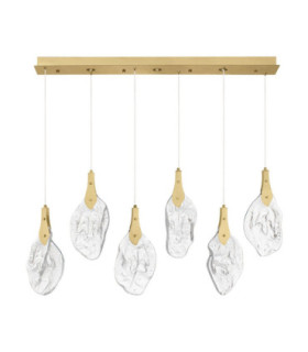 Bellina Bar Pendant Ceiling Light Gold Triac Dimmable LED 24W 812lm 3000K-1