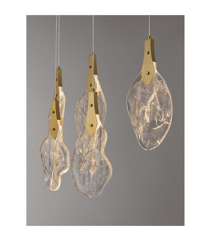 Bellina Bar Pendant Ceiling Light Gold Triac Dimmable LED 24W 812lm 3000K-5