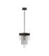 Revia Pendant Ceiling Light Matt Black Triac Dimmable LED 8W 351lm 3000K-1