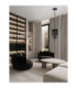 Revia Pendant Ceiling Light Matt Black Triac Dimmable LED 8W 351lm 3000K-2