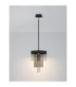 Revia Pendant Ceiling Light Matt Black Triac Dimmable LED 8W 351lm 3000K-4