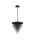 Revia Pendant Ceiling Light Matt Black Triac Dimmable LED 28W 1092lm 3000K-1