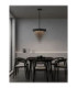 Revia Pendant Ceiling Light Matt Black Triac Dimmable LED 28W 1092lm 3000K-2