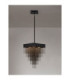 Revia Pendant Ceiling Light Matt Black Triac Dimmable LED 28W 1092lm 3000K-4