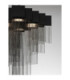 Revia Pendant Ceiling Light Matt Black Triac Dimmable LED 28W 1092lm 3000K-5