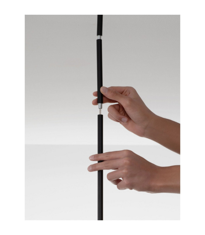 Revia Pendant Ceiling Light Matt Black Triac Dimmable LED 28W 1092lm 3000K-9