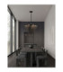 Revia Pendant Ceiling Light Matt Black Triac Dimmable LED 79W 2754lm 3000K-2