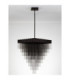 Revia Pendant Ceiling Light Matt Black Triac Dimmable LED 79W 2754lm 3000K-3