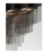 Revia Pendant Ceiling Light Matt Black Triac Dimmable LED 46W 1654lm 3000K-2