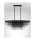 Revia Pendant Ceiling Light Matt Black Triac Dimmable LED 46W 1654lm 3000K-3