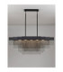 Revia Pendant Ceiling Light Matt Black Triac Dimmable LED 46W 1654lm 3000K-4