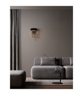 Revia Wall Lamp Matt Black Triac Dimmable LED 8W 290lm 3000K-2