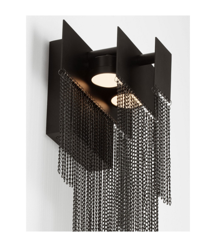 Revia Wall Lamp Matt Black Triac Dimmable LED 8W 290lm 3000K-7
