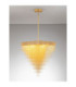 Revia Pendant Ceiling Light Brushed Gold Triac Dimmable LED 79W 2754lm 3000K-4