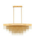 Revia Pendant Ceiling Light Brushed Gold Triac Dimmable LED 46W 1654lm 3000K-1