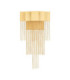 Revia Wall Lamp Brushed Gold Triac Dimmable LED 8W 290lm 3000K-1