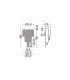 Revia Wall Lamp Brushed Gold Triac Dimmable LED 8W 290lm 3000K-7