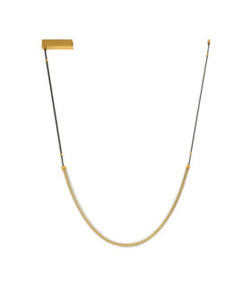 Lazura Integrated LED Pendant Ceiling Light Gold Black Triac Dimmable LED 56W 3360lm 3000K-1